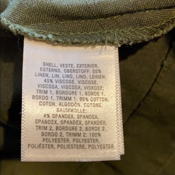 ANTHROPOLOGIE ELEVENSES LINEN JACKET W BELT SZ M - Picture 6 of 7